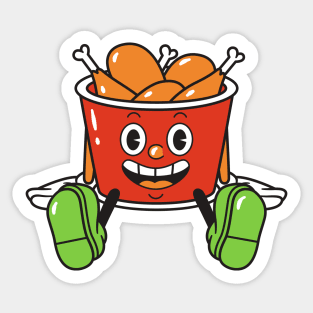 Bucket chicken Sticker